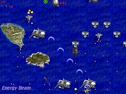 Une capture d'écran de Alien Blaster